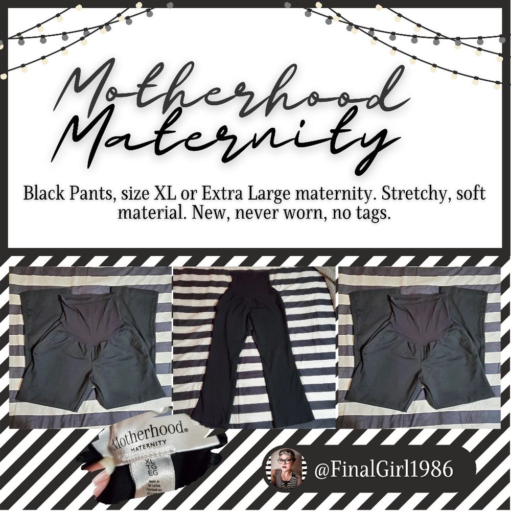 Maternity Pants Black
